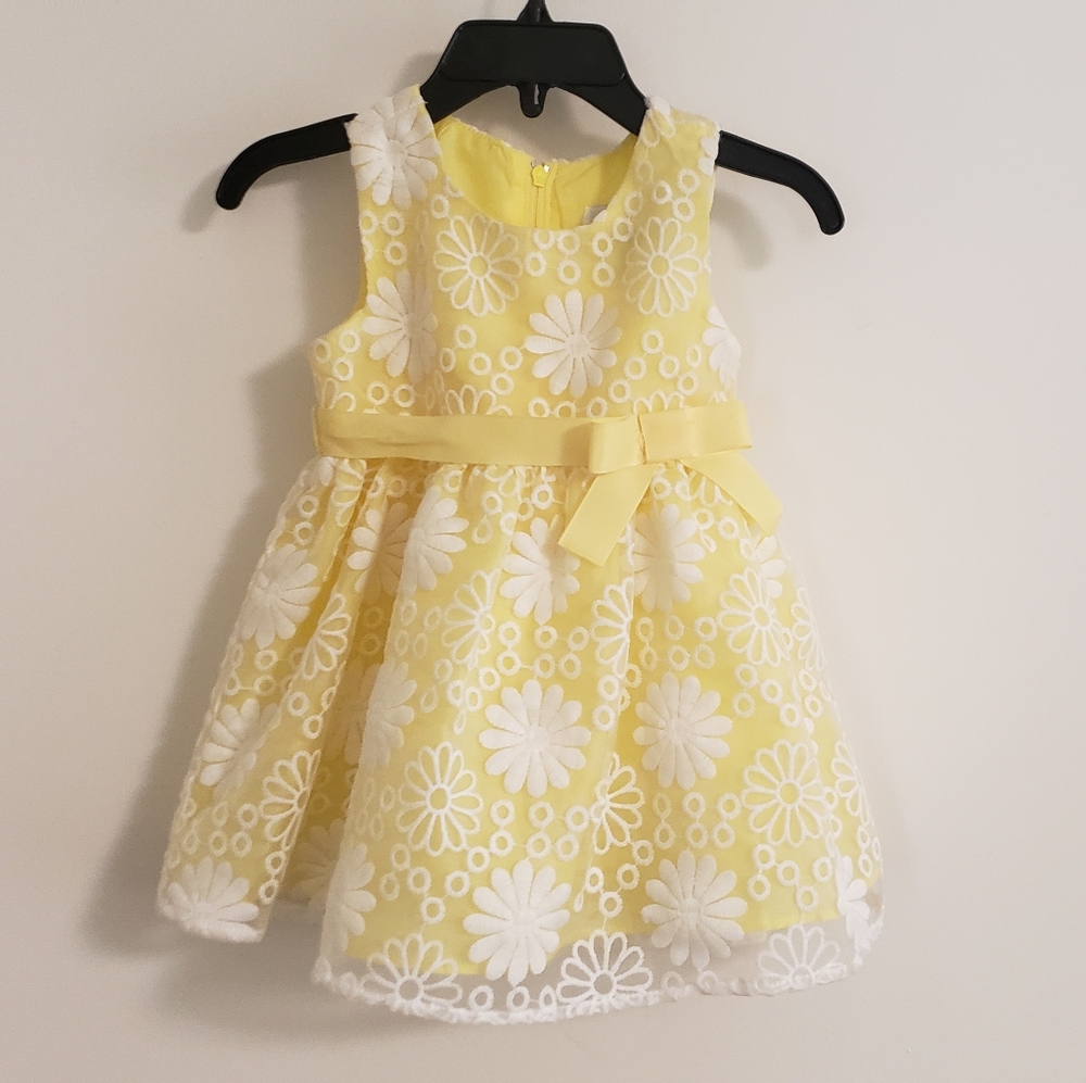 Rare Editions Baby Girls Floral Dress 6/9 months
